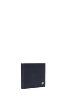 Men's Navy Blue Leather Wallet | Derimod