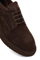 Men's Brown Lace-Up Suede Leather Casual Shoes | Derimod