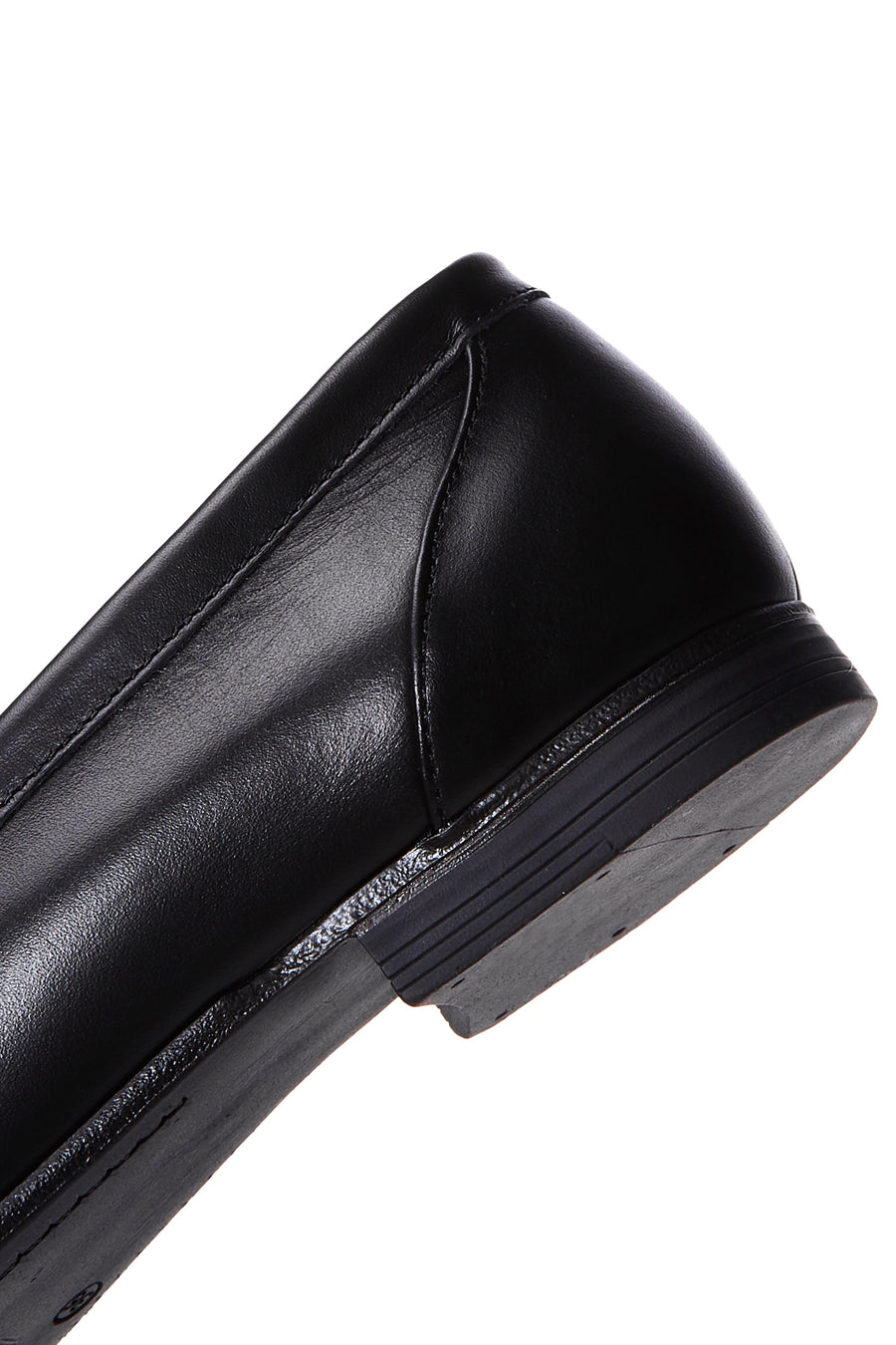 Women's Black Leather Loafer