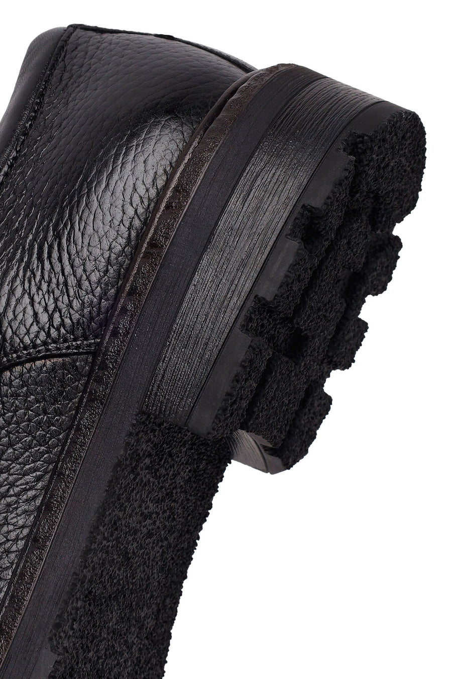 Male Black Lace-up Leather Casual Shoes