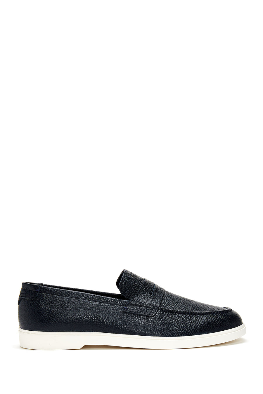 Erkek Lacivert Deri Loafer 22SFD6125FT | Derimod