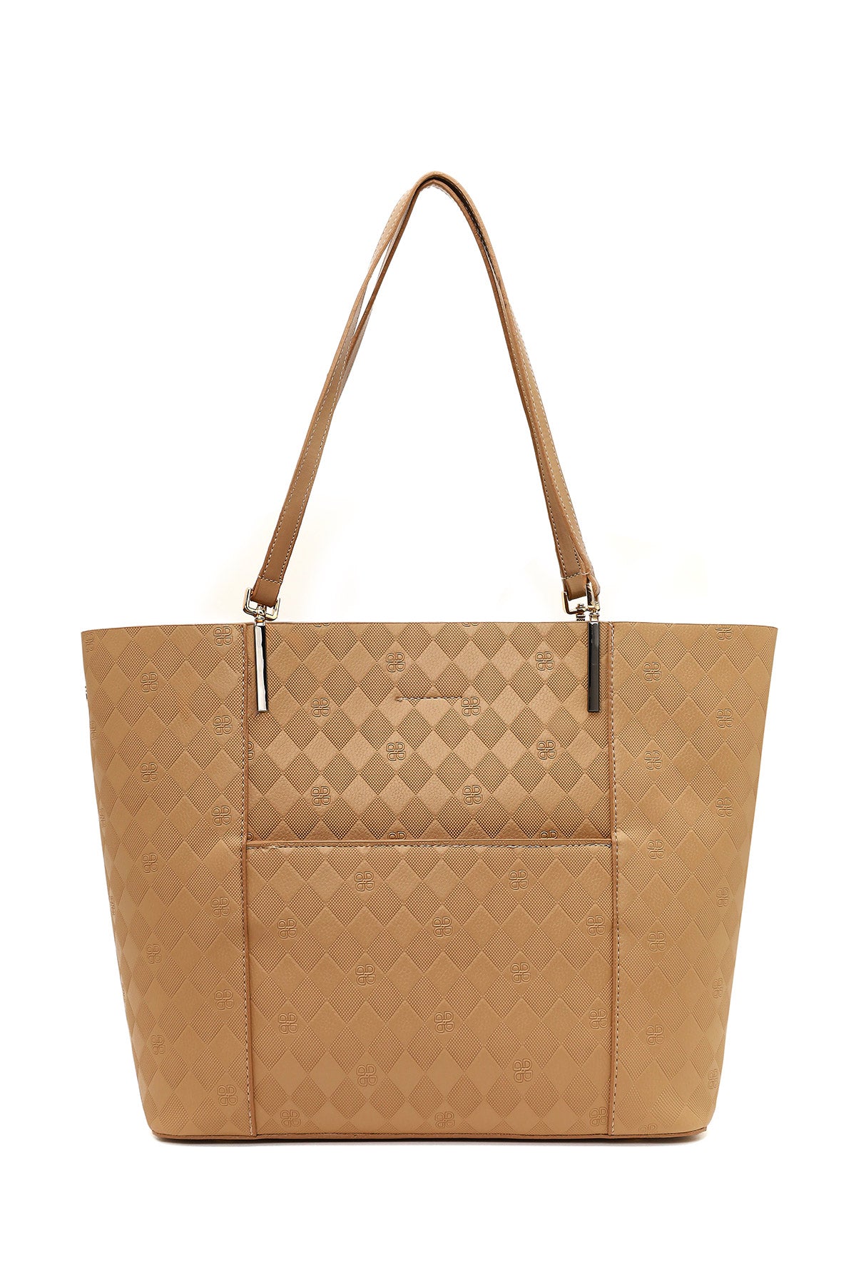 Women's Tan Printed Shoulder Bag 25SBD201326 | Derimod