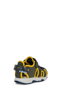 Geox Baby Boy Green Multy Strap Leather Sandals | Derimod