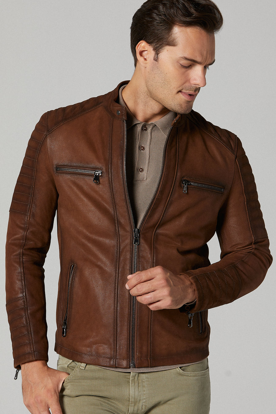 Dali Men's Leather Jacket
