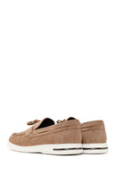 Erkek Vizon Süet Deri Casual Loafer | Derimod
