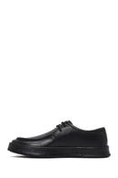 Men's Black Lace Up Leather Casual Shoes | Derimod