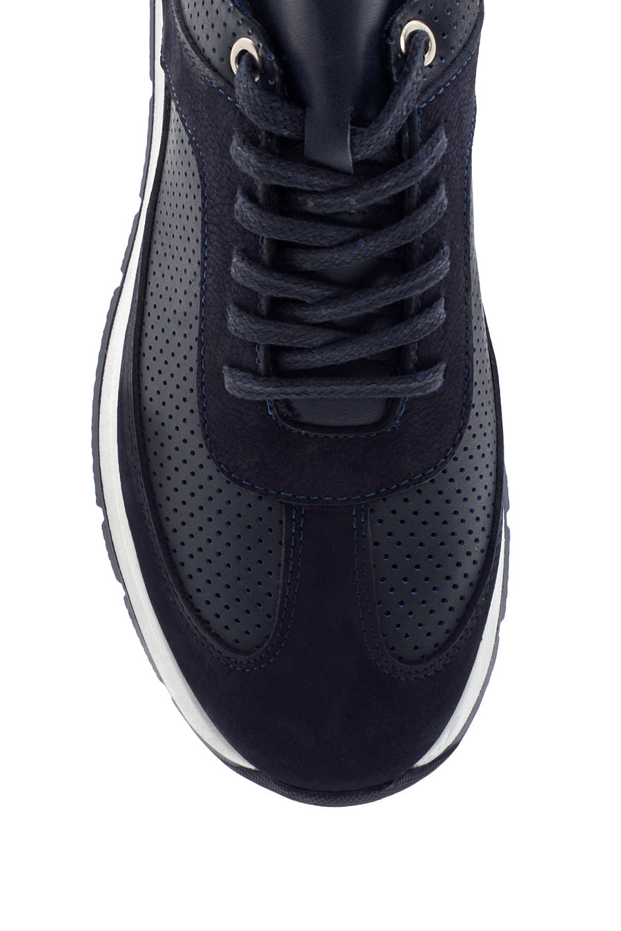 Men's Leather Suede Detailed Sneaker