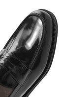 Erkek Siyah Deri Klasik Loafer | Derimod
