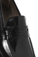 Erkek Siyah Deri Klasik Loafer | Derimod
