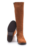 Women's Suede Leather Boots | Derimod