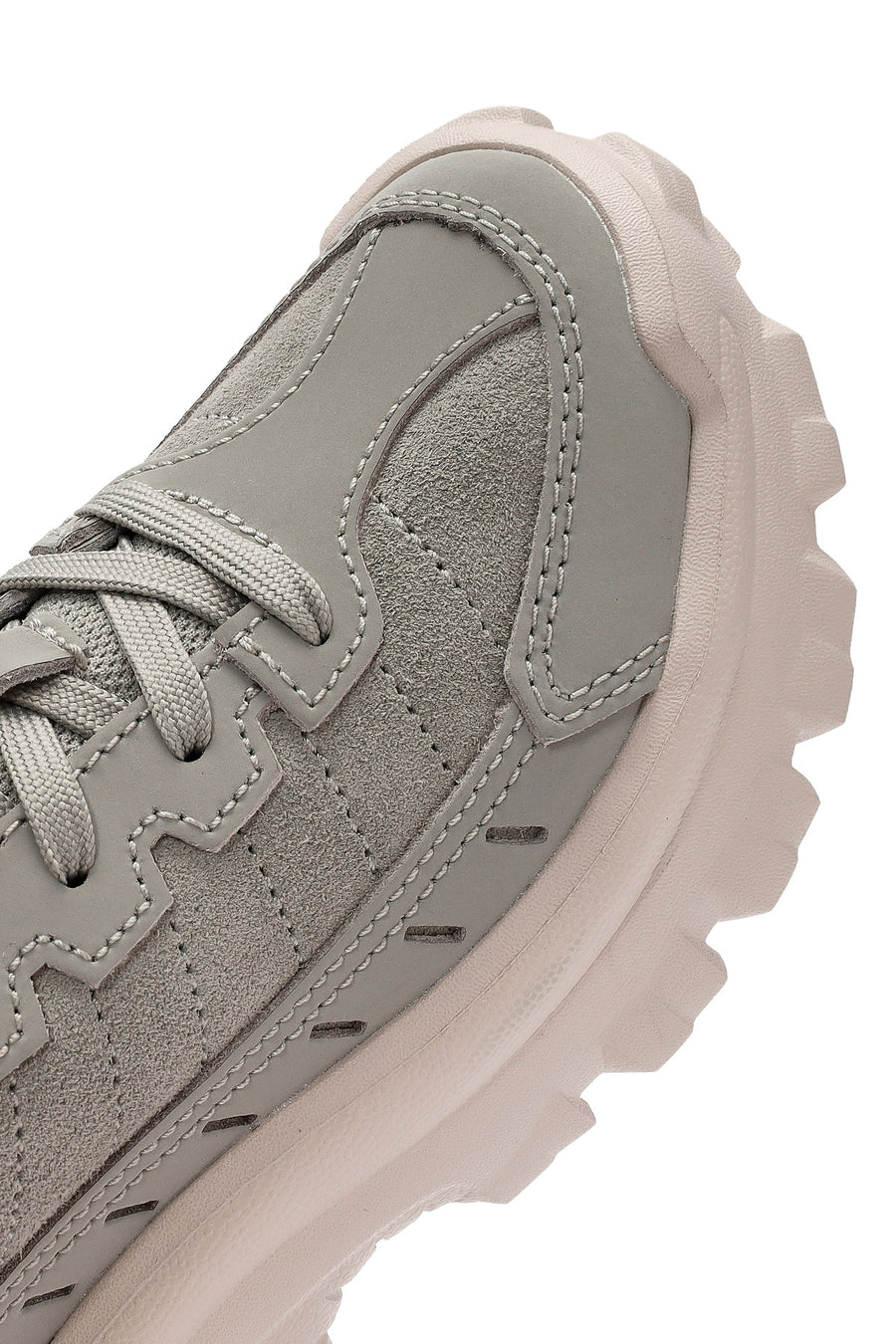 Caterpillar Kadın Gri İntruder Essential Bağcıklı Süet Deri Sneaker