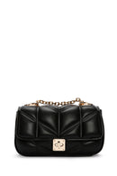 Women's Black Long Strap Crossbody Bag | Derimod