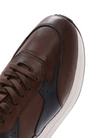 Men's Tan Lace-up Leather Sneaker | Derimod