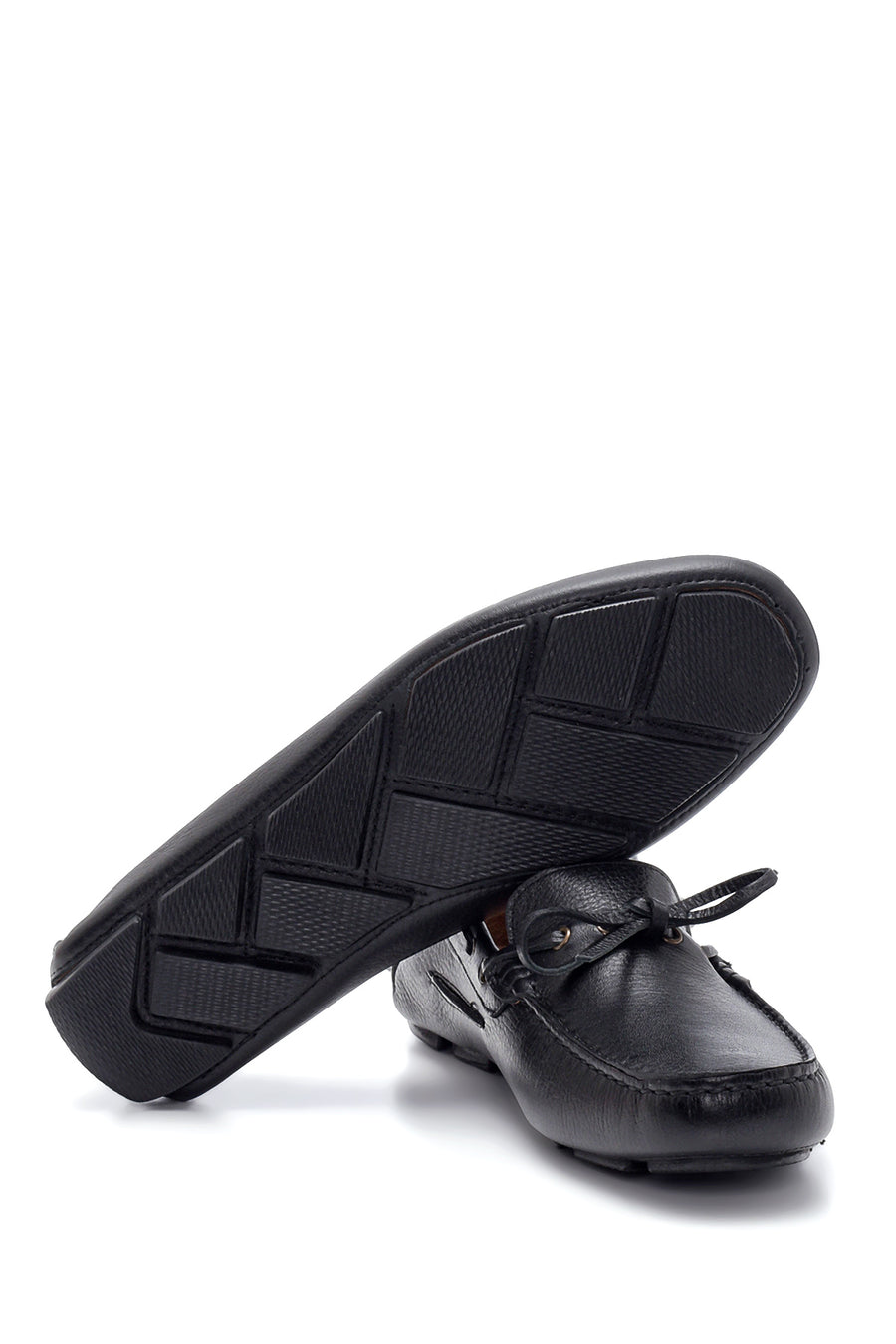 Erkek Siyah Deri Casual Loafer