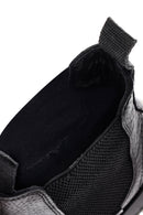 Men's Black Leather Casual Chelsea Boots | Derimod
