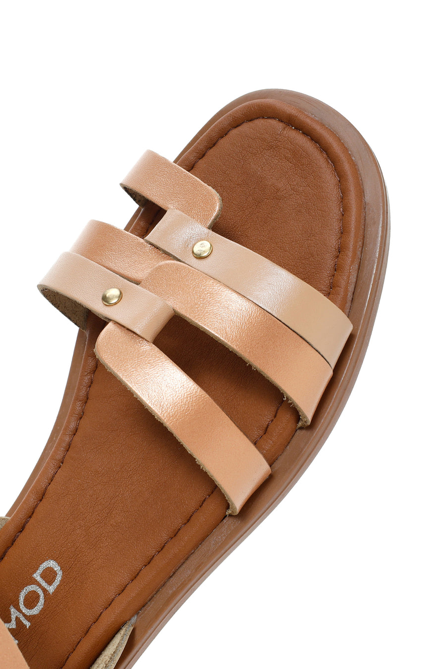 Women's Powder Ankle Strap Leather Bodrum Sandals