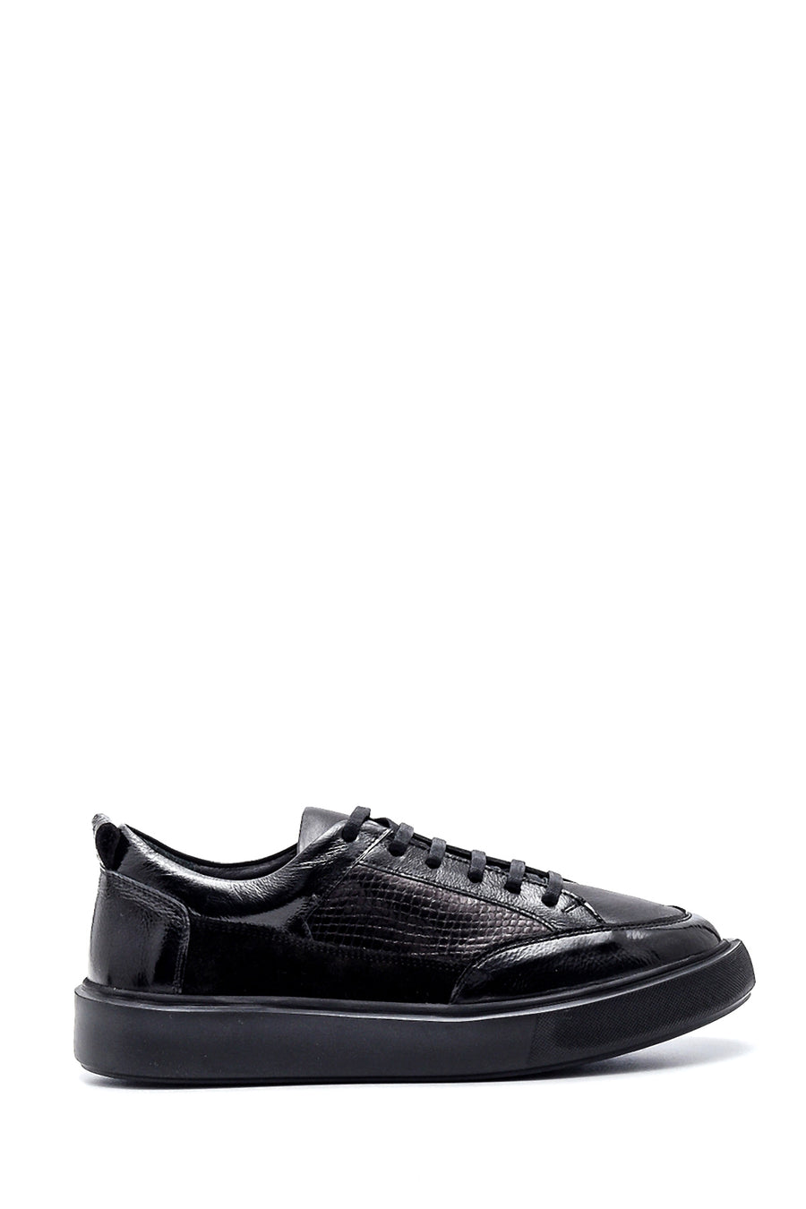 Women's Leather Snake Pattern Sneaker 21WFD270614 | Derimod