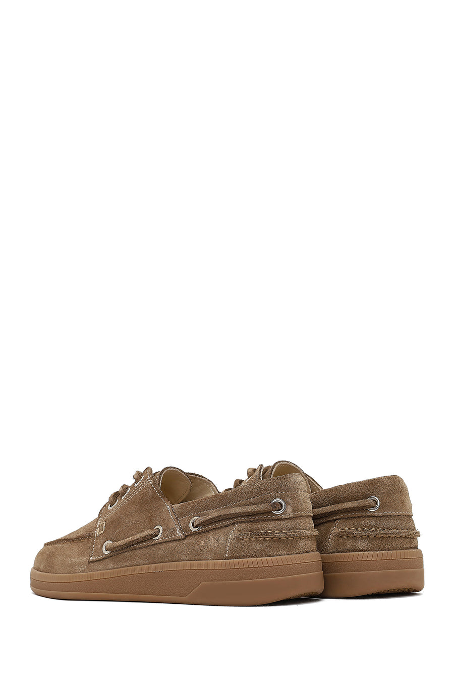 Women's Mink Lace-up Suede Leather Casual Shoes