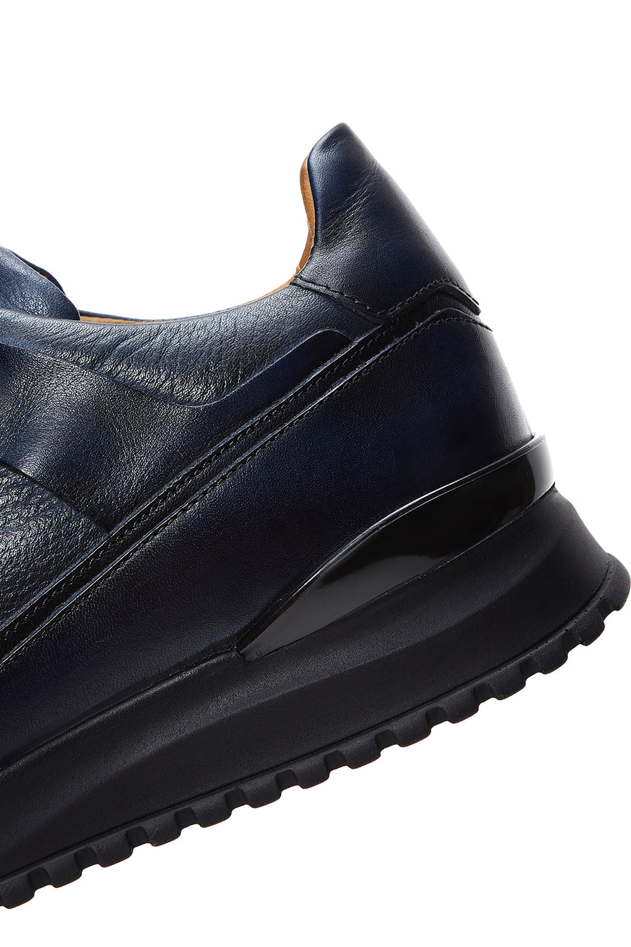 Men's Navy Blue Leather Sneaker