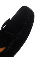 Men's Black Suede Leather Casual Loafer | Derimod