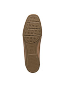 Geox Women Beige Annytah Moc Buckle Leather Loafer | Derimod