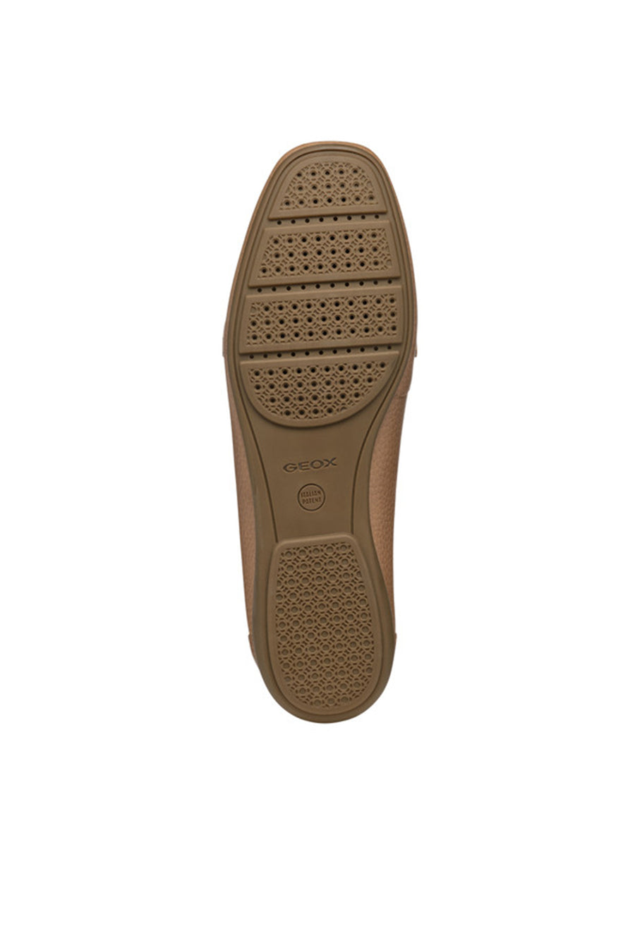 Geox Women Beige Annytah Moc Buckle Leather Loafer