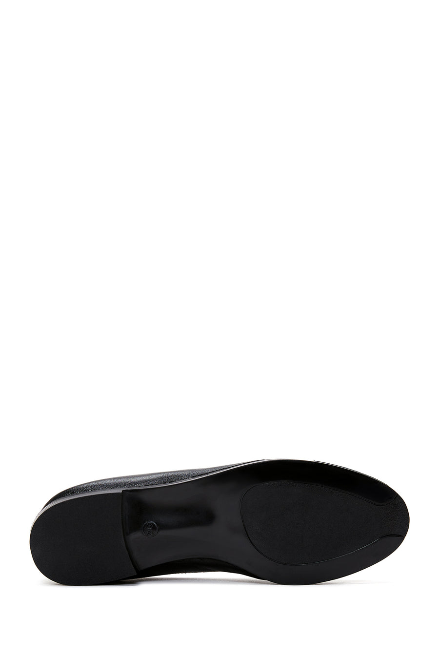 Kadın Siyah Deri Klasik Loafer