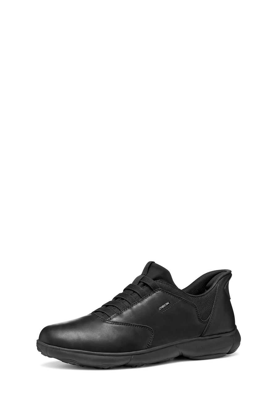Geox Men Black U Nebula 2.0 Plus Lace-Up Leather Casual Shoes