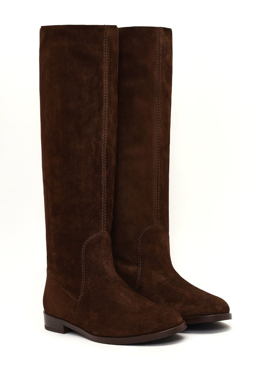 Women's Brown Suede Leather Boot