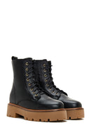 Women's Black Leather Boots | Derimod