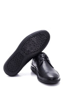 Men's Black Leather Perforated Casual Shoes | Derimod