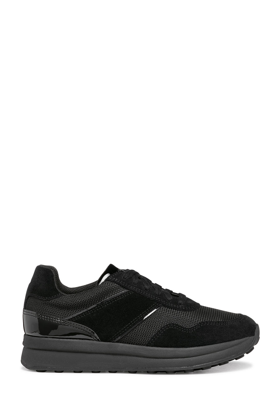 Geox Women's Black D Runntix Lace-Up Sneakers D46RRA022ASC9999 | Derimod
