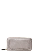 Women's Anthracite Faux Leather Wallet | Derimod