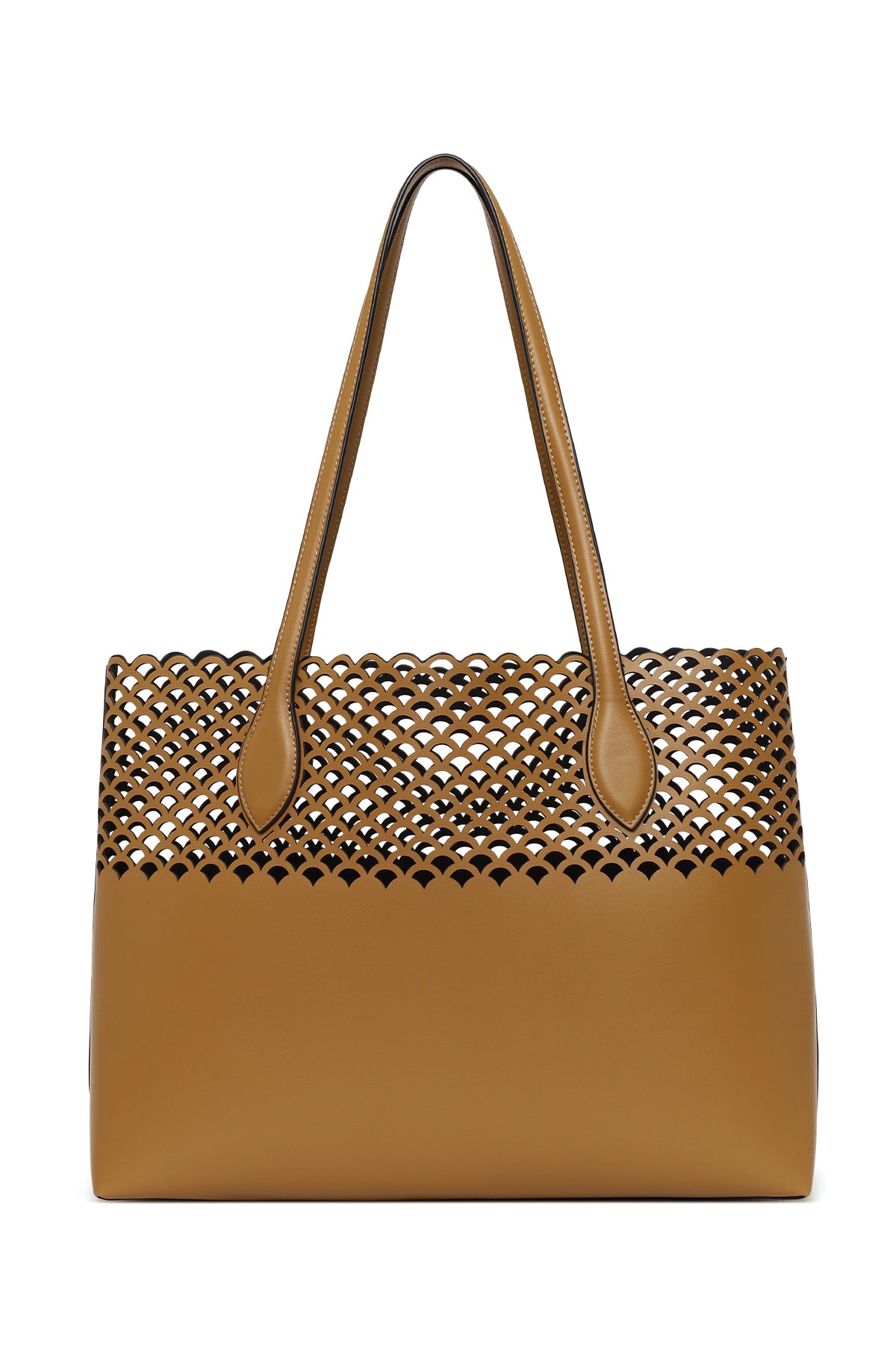 Woman Tan Patterned Shoulder Bag 26SBD276218 | Derimod