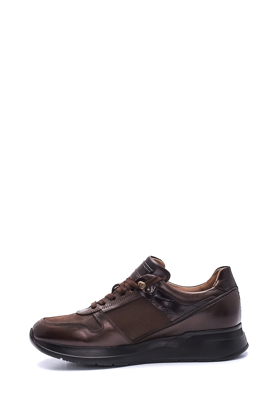 Men's Leather High Sole Sneaker