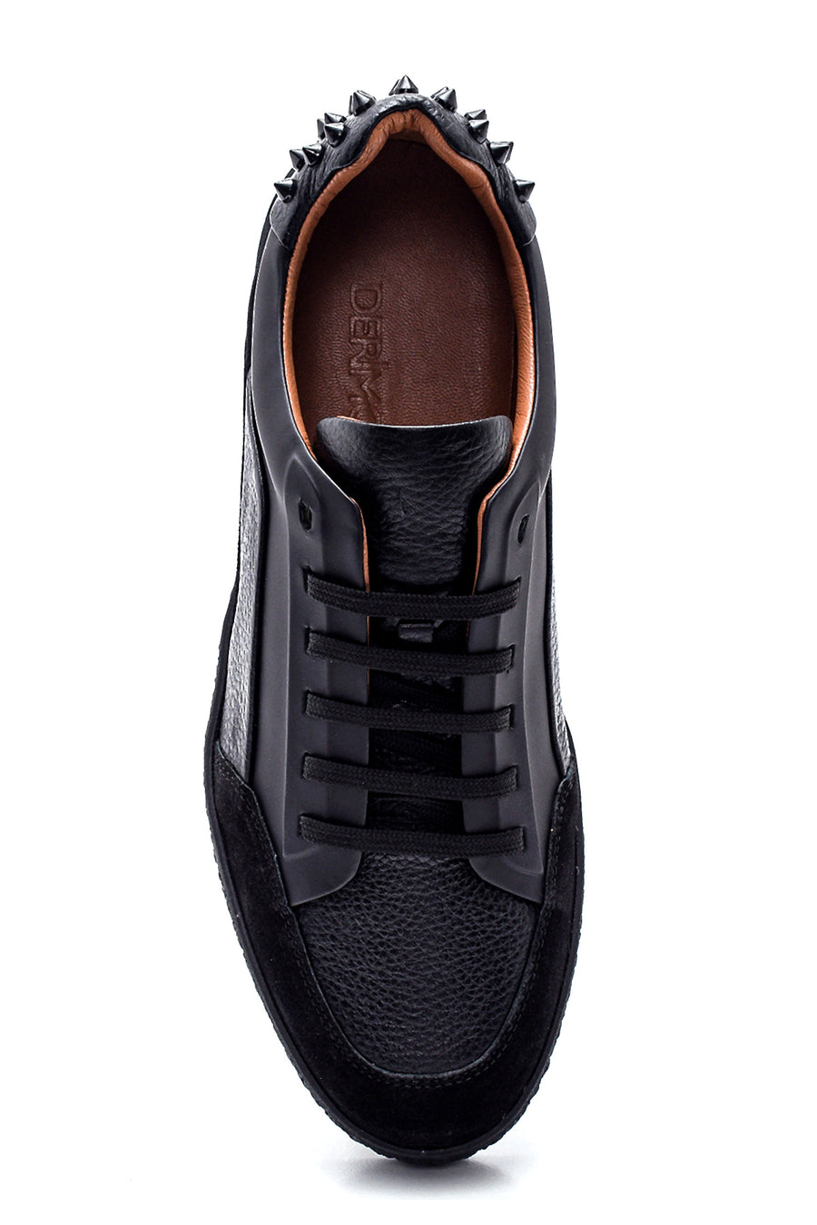 Erkek Deri Zımba Detaylı Sneaker