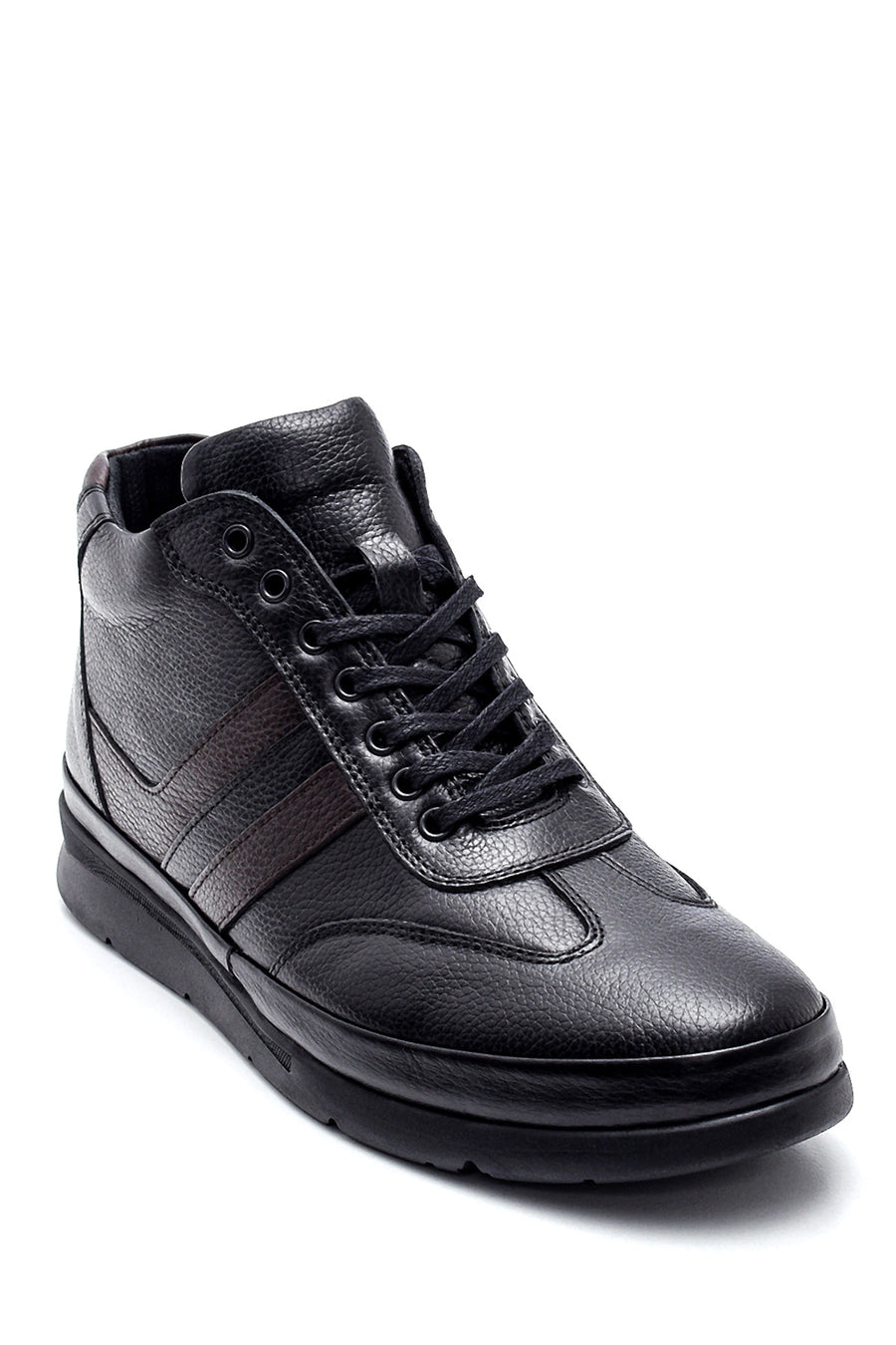 Men's Leather Zippered Boots