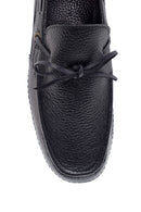 Erkek Siyah Deri Loafer | Derimod