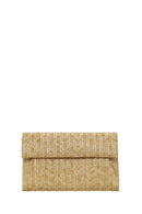 Kadın Bej Hasır Portföy Çanta | Derimod
