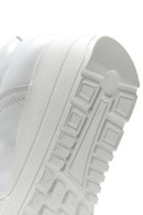 Women's Leather High Sole Sneaker | Derimod