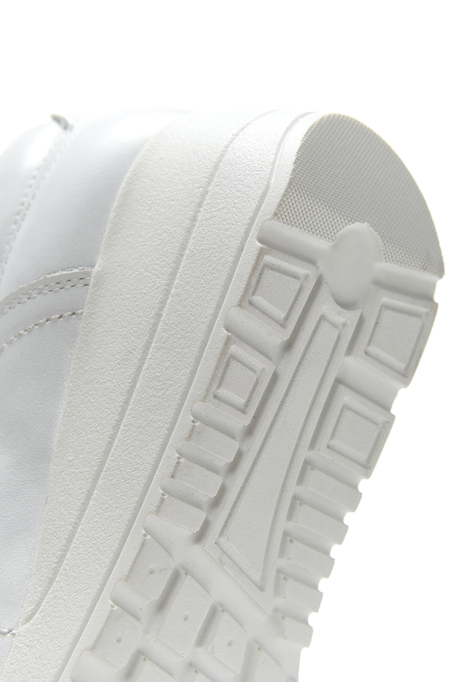 Women's Leather High Sole Sneaker
