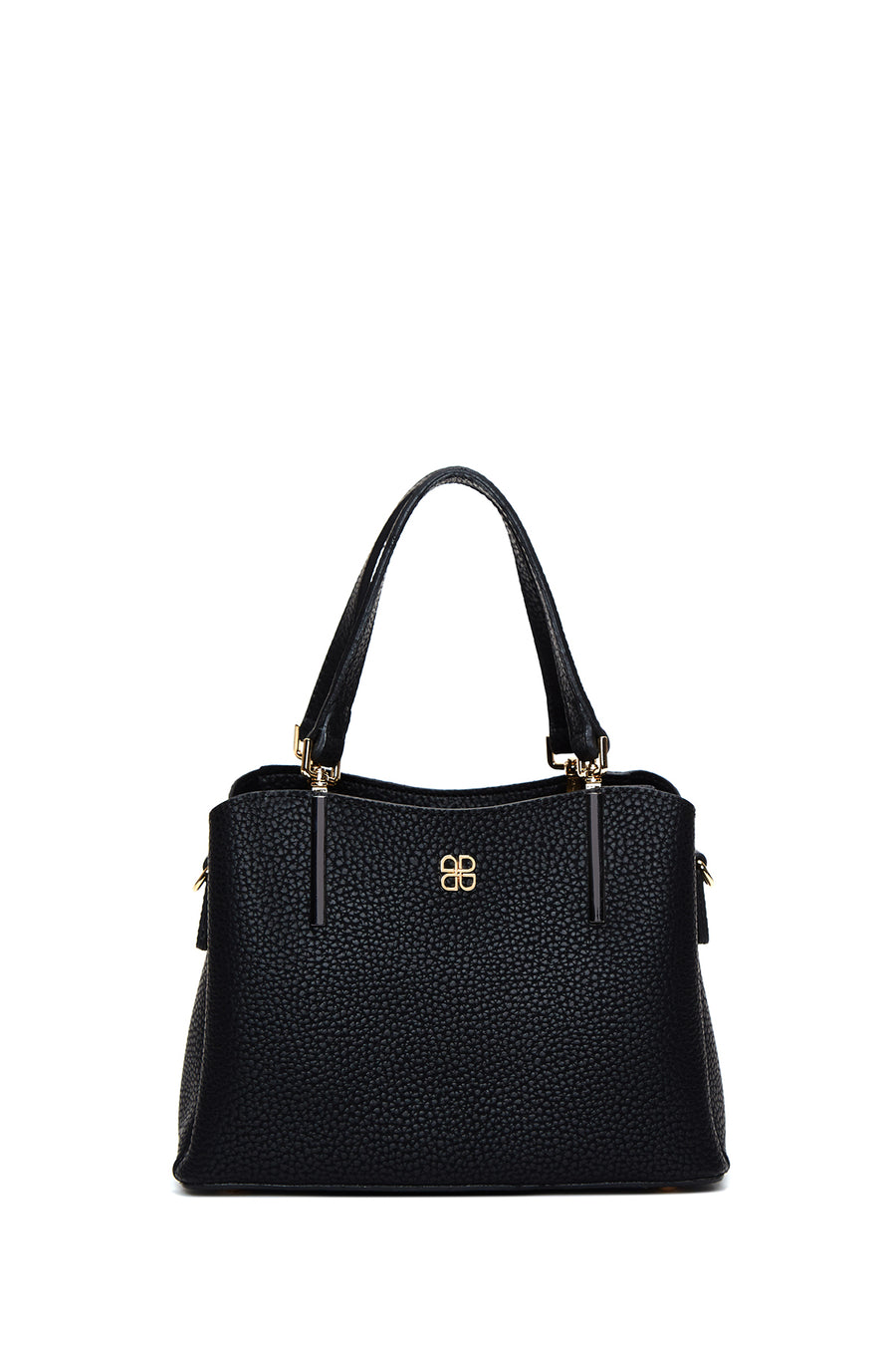 Women's Black Long Strap Printed Mini Handbag