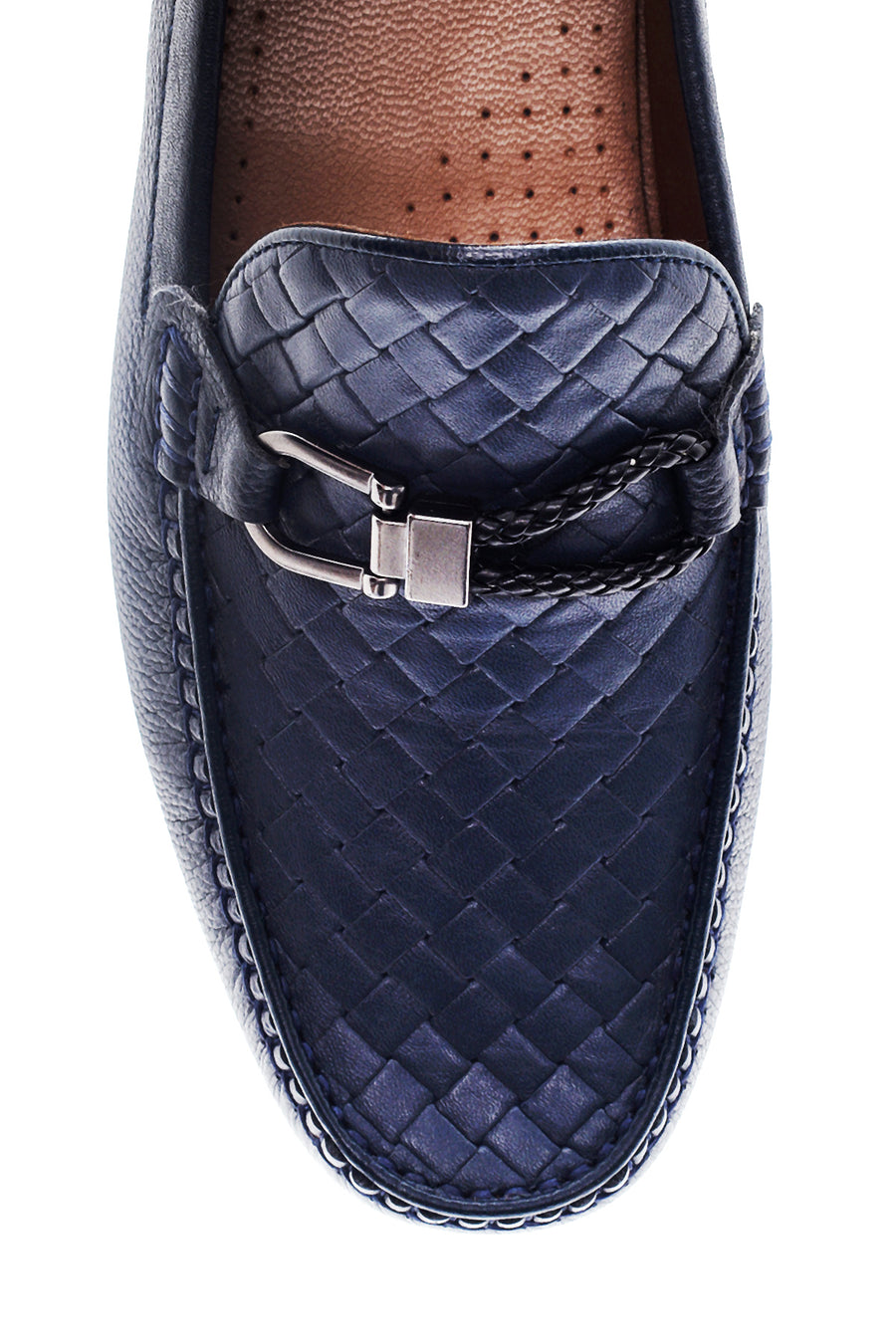 Erkek Deri Baskılı Loafer