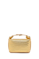 Woman Gold Long-Strap Knitted Shoulder Bag | Derimod