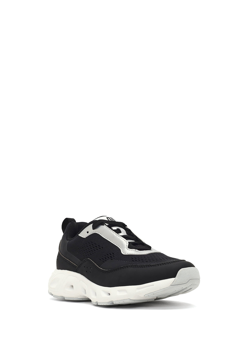 Derimod Studio Kadın Siyah Bağcıklı Kalın Tabanlı Sneaker
