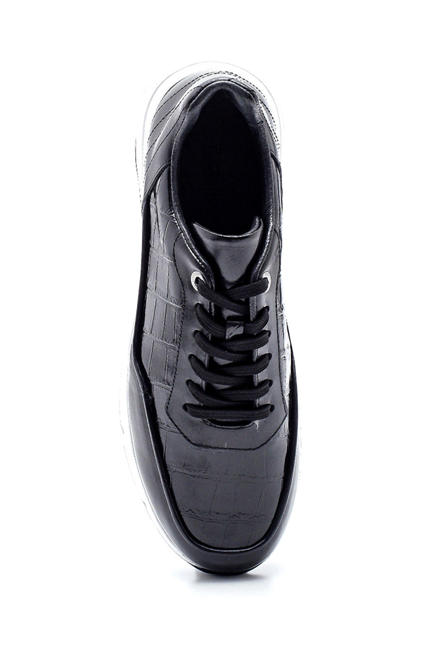 Erkek Deri Kroko Sneaker