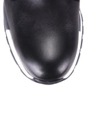 Rubber Sole Men's Leather Boots | Derimod