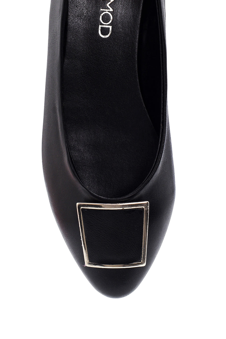 Women's Black Buckle Classic Ballet Ballet