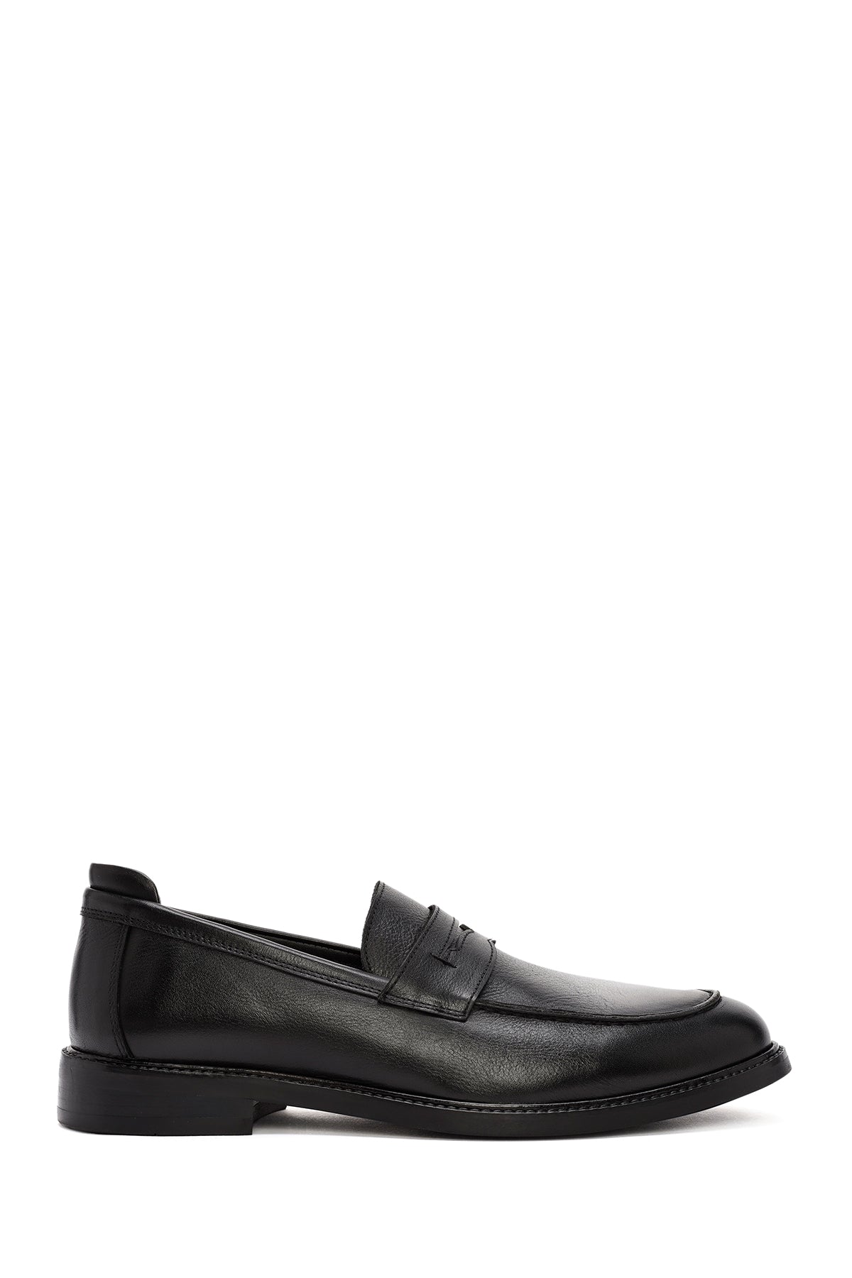 Men's Black Leather Classic Loafer 24WFD756218 | Derimod