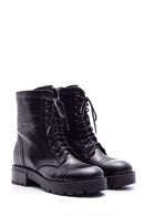 Women's Lace-up Leather Boots | Derimod